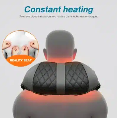 Skulder massageapparat med konstant varme